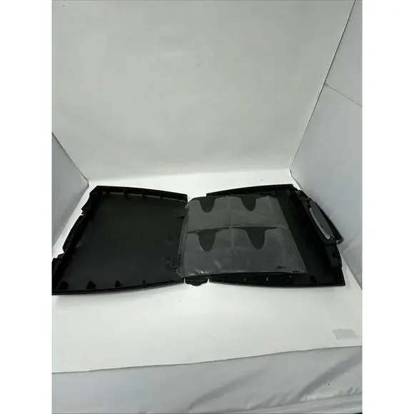 Laserline CD Disc Hard Shell Case Wallet 104 Sleeve Plastic Cover Logic - Picture 7 of 9